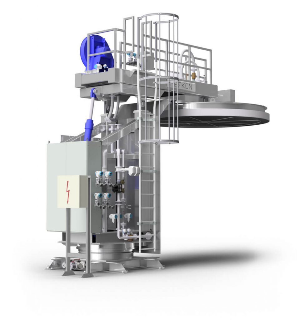 Vertical Ladle & Converter Preheater & Drier MEFKON Germany